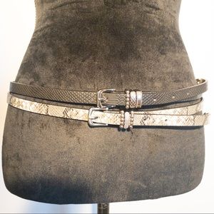 Linea Pelle size medium Metal Keepers Belts